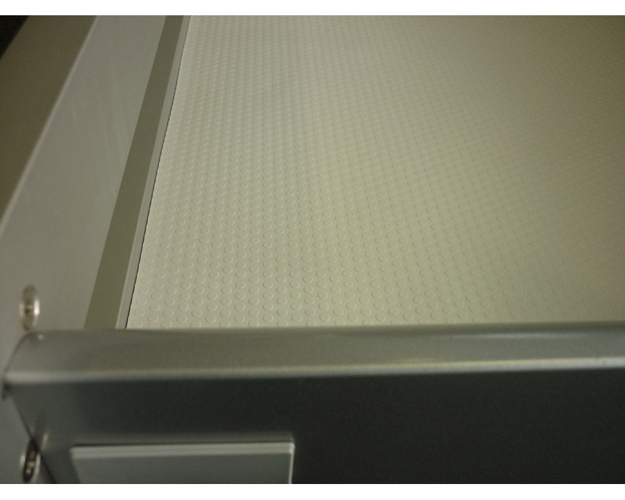 Agoform Non-Slip Drawer Matting/Drawer Liner in White. Size: 472mm. Sold per 10m roll