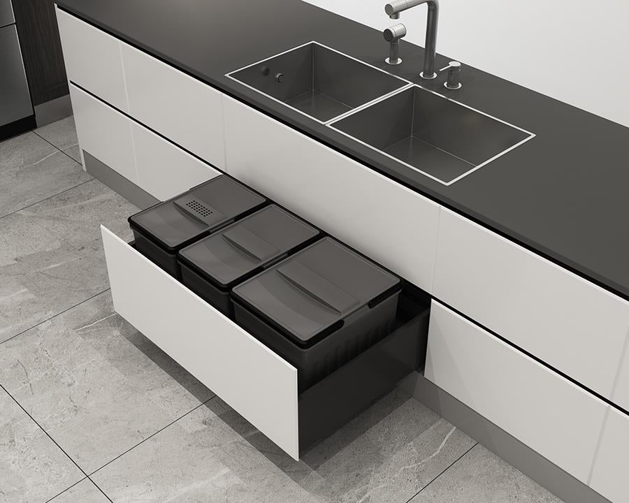 Imperial Undersink Bin 50L – Dark Grey
