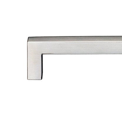 Kethy 10mm stainless steel square flush ends handle – modern recessed cabinet handle for kitchens, wardrobes, and furniture