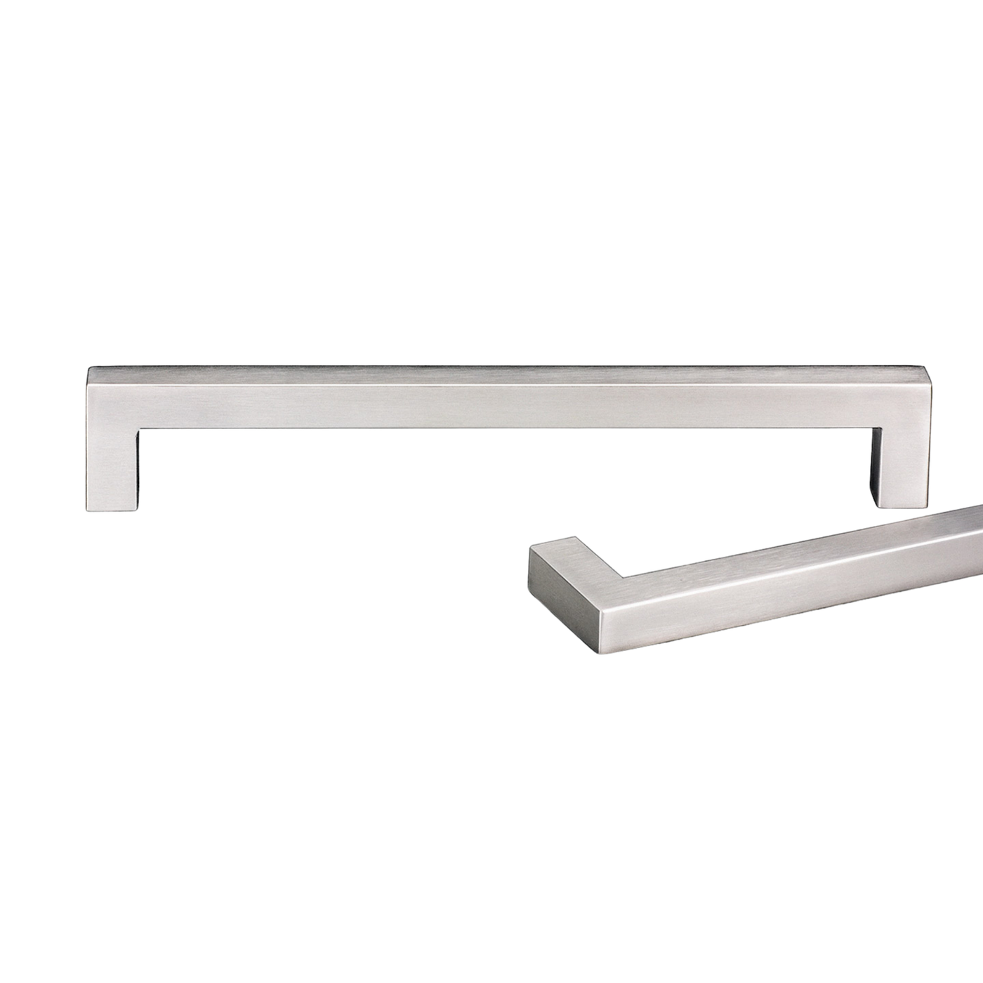 Kethy 12.7mm Satin Stainless Steel Square Flush Ends