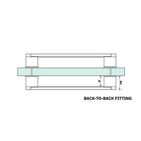 Kethy Bevel Edge B to B Handle Set | 12MM
