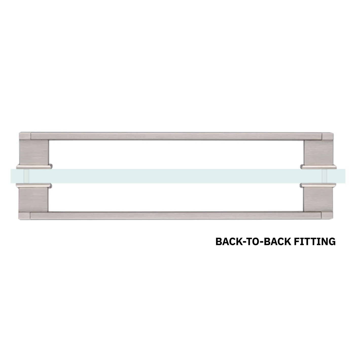 Kethy Bevel Edge B to B Handle Set | 12MM