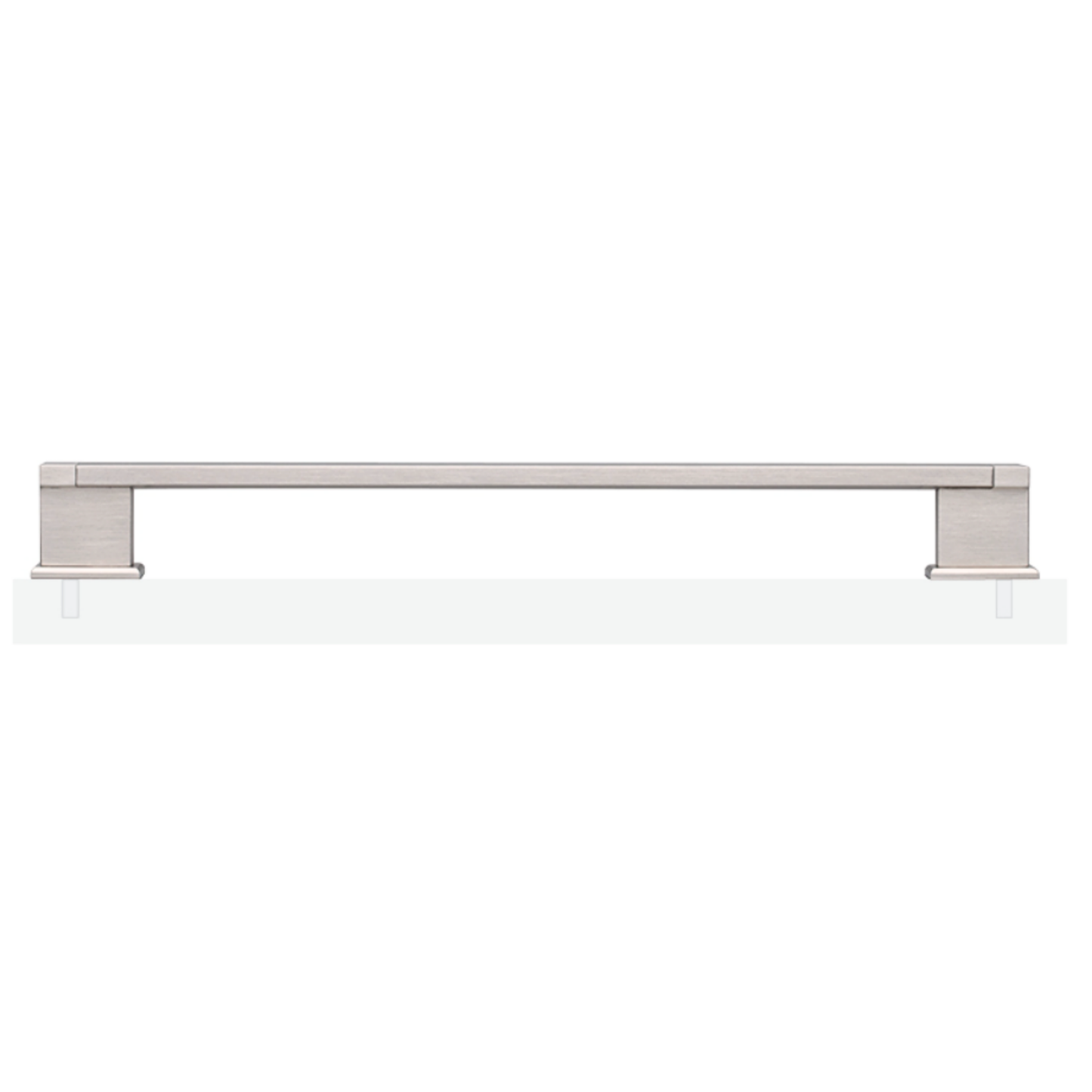 Kethy 12mm stainless steel flat top face mount handle – modern cabinet handle for kitchens, wardrobes, and furniture
