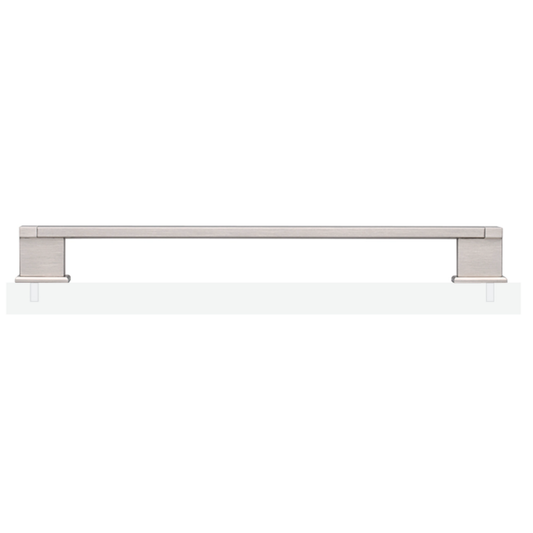 Kethy 12mm stainless steel flat top face mount handle – modern cabinet handle for kitchens, wardrobes, and furniture
