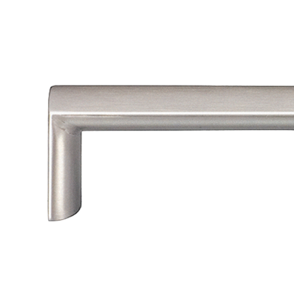 Kethy 16.5mm polished stainless steel flat top handle – modern slim cabinet handle for kitchens, wardrobes, and furniture