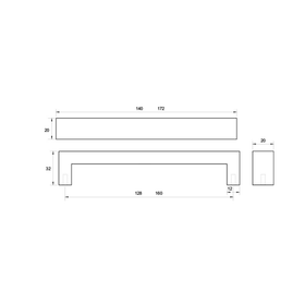 Kethy Bench Handle | 20mm