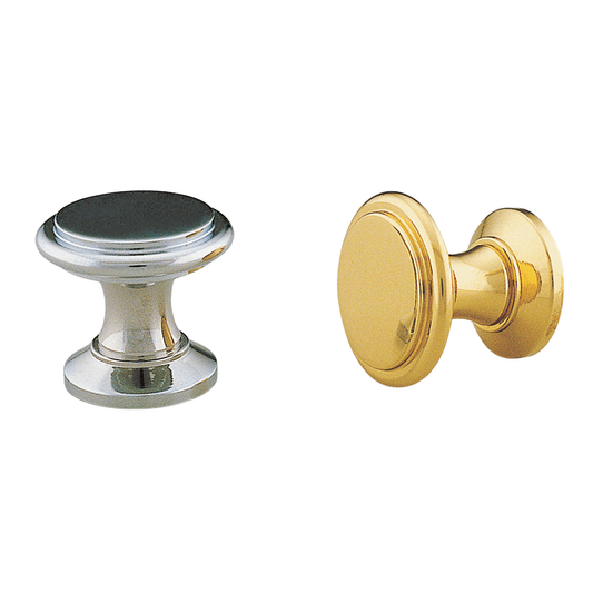 Kethy 25mm brass tower knob, modern cabinet knob for glass doors, drawers, and contemporary furniture design