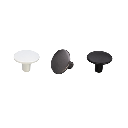 Kethy 37mm round cabinet knob, modern minimalist furniture handle for kitchen cabinets, drawers, and contemporary interior design
