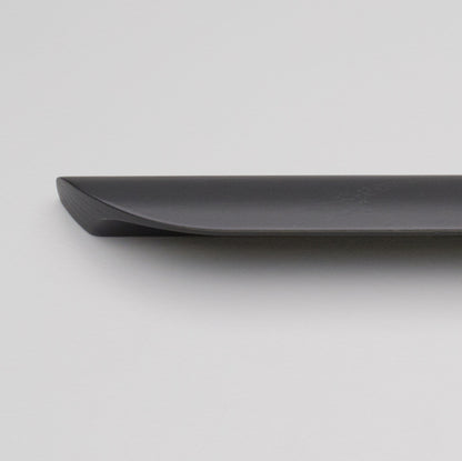 Kethy Archive finished timber curved cabinet and drawer pull handle in ash, oak, walnut or dark brown stain