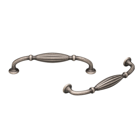 Kethy Ashford antique pewter solid cabinet pull handle for kitchen cupboards, drawers, wardrobes, bathroom cabinets, and traditional furniture.
