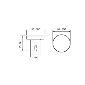 Kethy Bargo Brass Knob