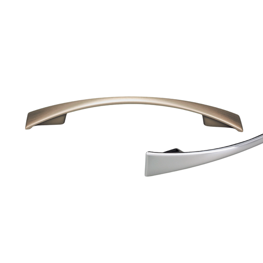 Kethy Bowtie handle 128mm, modern decorative cabinet pull for kitchen drawers and contemporary furniture design