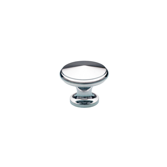 Back-to-back brass cabinet knob pair with dimple detail, ideal for doors and drawers in modern cabinetry hardware applications