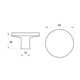 Kethy Clare Aluminium Knob