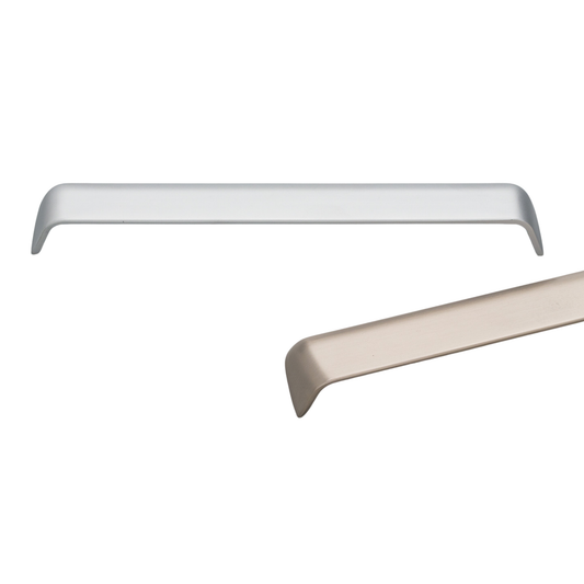 Kethy die cast cup handle modern shell style cabinet pull handle for kitchen cabinets and drawers in durable metal finish