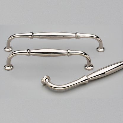 Kethy Dover solid brass polished nickel cabinet handle for kitchen drawers and cupboards