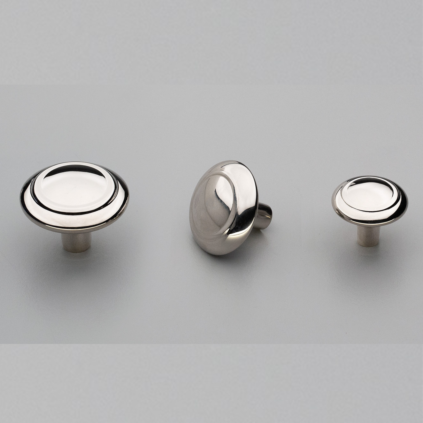 Kethy Dover solid brass polished nickel cabinet knob for drawers and cupboard doors