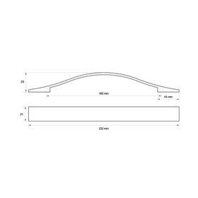 Kethy Flat Bow Cabinet Handle