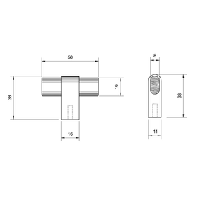 Kethy Hobro T Knob | 50MM