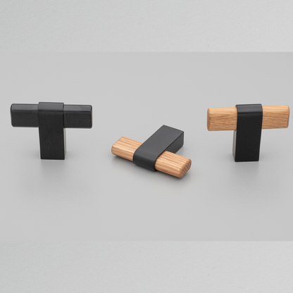 Kethy Hobro T-knob cabinet handle with modern T-bar design for drawers and cupboard doors
