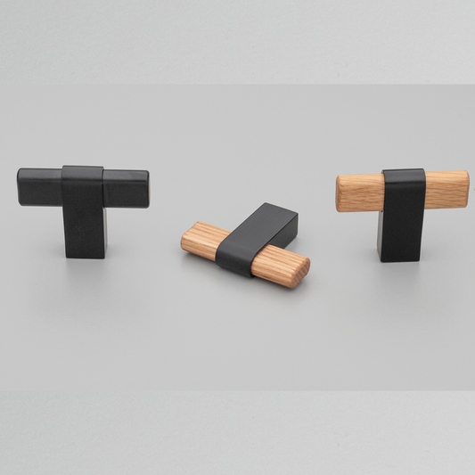 Kethy Hobro T-knob cabinet handle with modern T-bar design for drawers and cupboard doors