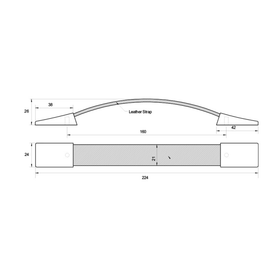 Kethy Leather & Zinc Handle