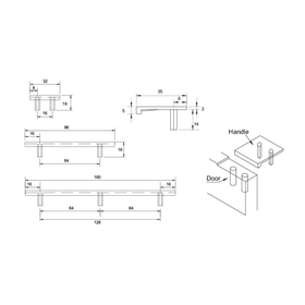 Kethy Edge Pull Dowel Handle