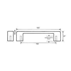 Kethy Narrow Block Handle
