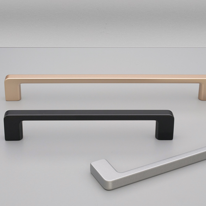 Kethy PM2810 Byron die‑cast zinc cabinet pull handle in matt finish – available in 128 mm to 288 mm centre‑to‑centre sizes