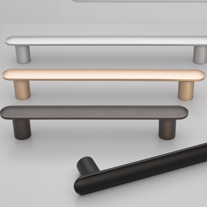 Kethy PM2817 Bega die‑cast zinc cabinet handle in matt finish – available in 128 mm to 288 mm centre‑to‑centre sizes