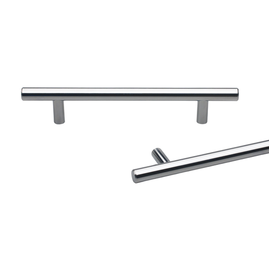 Kethy Rail stainless steel cabinet handle – modern slim bar furniture pull for kitchen cabinets, drawers, wardrobes, and doors with contemporary minimalist design