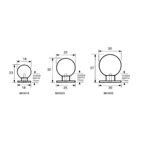 Kethy Brass Knob Bulb