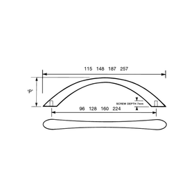 Kethy Tapered Bow Handle