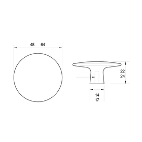 Kethy Split Knob