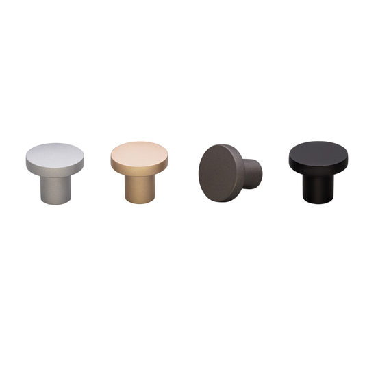 Kethy Yarraa cabinet knob in die-cast zinc with modern finish, stylish furniture knob for kitchen and cabinetry