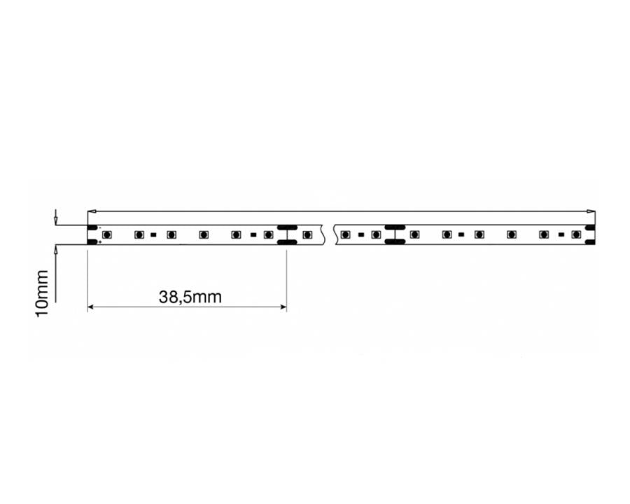 L&amp;S LED 24V Flexible Strip Reel. Length: 5 metres. Colour: Natural White (4000K). 156 LED&#39;s per metre.