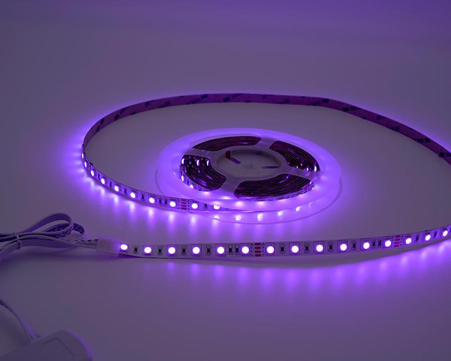 L&amp;S LED 24V Flexible Strip Reel. Length: 5 metres. Colour: RGB. 60 LED&#39;s per metre
