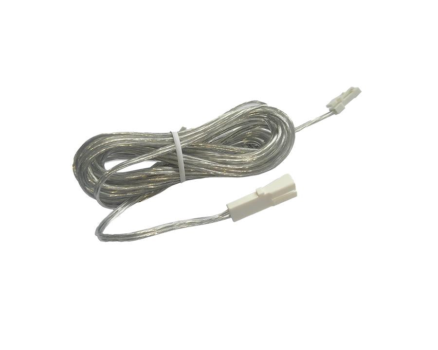 L&S LED 24V Extension Cable. For Extension from Input Cable to Distributer. Colour: Transparent. Length: 3000mm by W&B