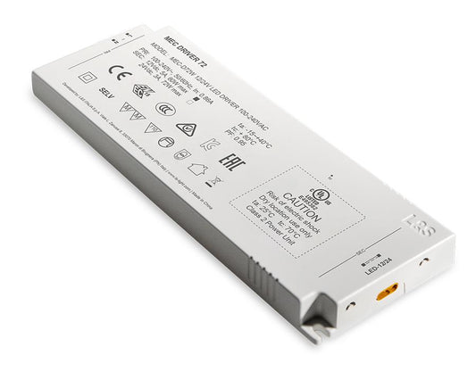 L&S MEC 60–72W LED driver – 24V compatible power supply for smart lighting components, ensuring stable and efficient performance.