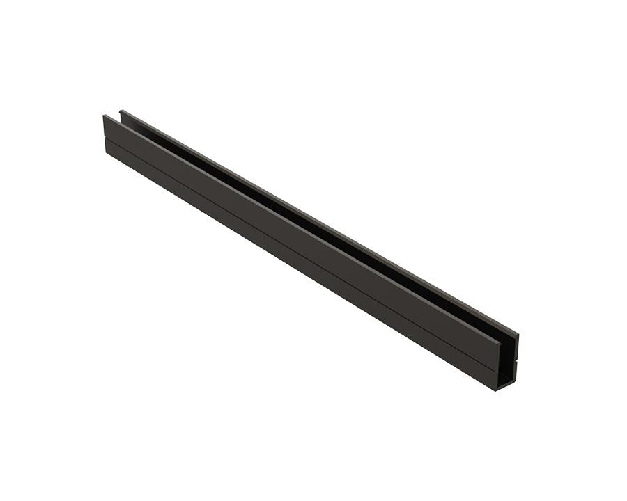 L&S LED Mini Octopus Flexible Strip Aluminium Profile in Black. Length: 3000mm by W&B