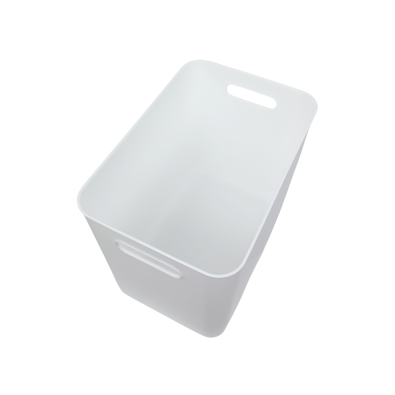 Large White Storage Tub with Lid-4