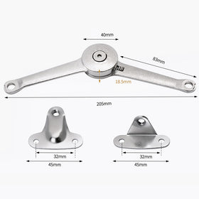 2 inch Folding Cabinet Cupboard Cabinet Door Lift - Folding Lid Bracket Hinge Door Cupboard Furniture Cu