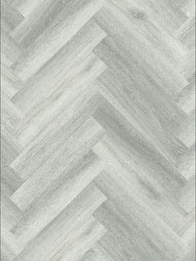 Lunar Glow | Herringbone Hybrid Flooring | 8mm