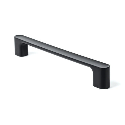 Luv Angled by Momo solid brass angled cabinet handle designed for modern kitchen cabinets, wardrobes, and furniture drawers
