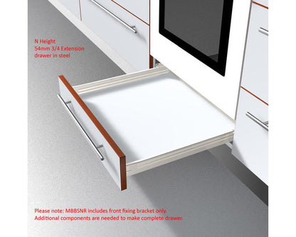 Blum METABOX Front Fixing Bracket, N Height. Screw-On. Right Hand by W&B