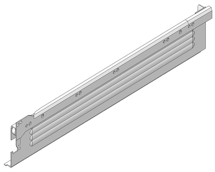 Blum METABOX Single Extension Steel Sides. 86mm X 500mm. *Sides And Runners Only* 320M5000C15