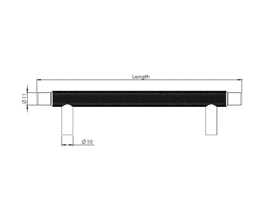 Furnipart Manor Handle. Finish: Gold. Length: 190mm