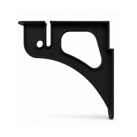 Wardrobe Shelf Bracket | Matt Black