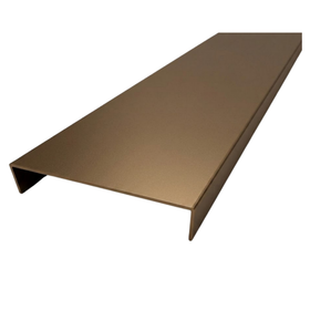 Matt Bronze Wall Jamb 5.5m - Wardrobe Aluminium Framing