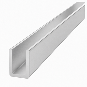 Matt Silver U Channel 5.7m - Wardrobe Aluminium Framing